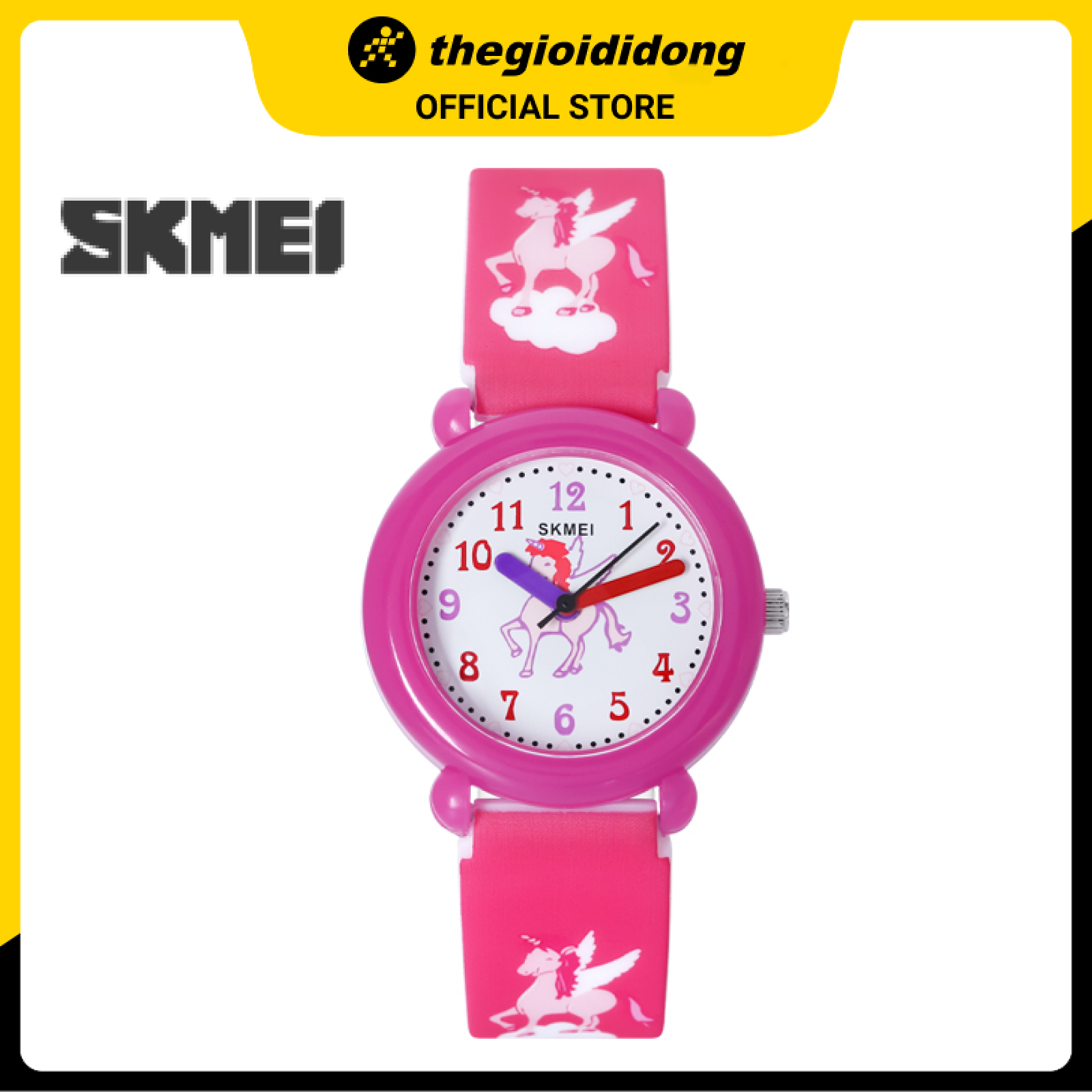 Đồng hồ Trẻ em Skmei SK-1621 Hồng Đỏ - Hàng chính hãng