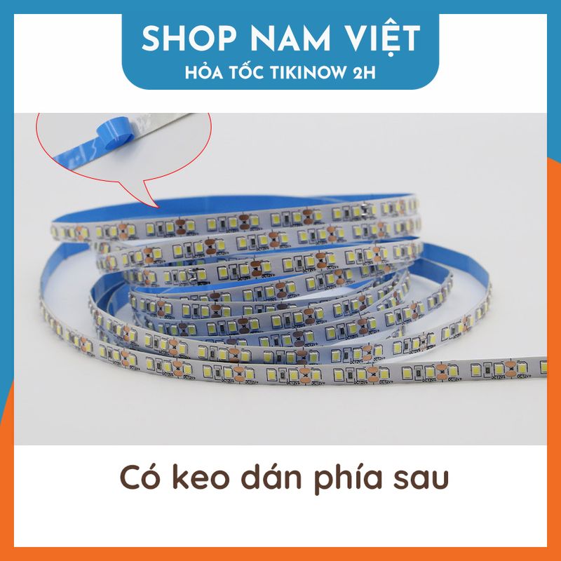 Dây Đèn LED 2835 12V Siêu Sáng 120 Led / Mét (Cuộn 5m - Không kèm nguồn)