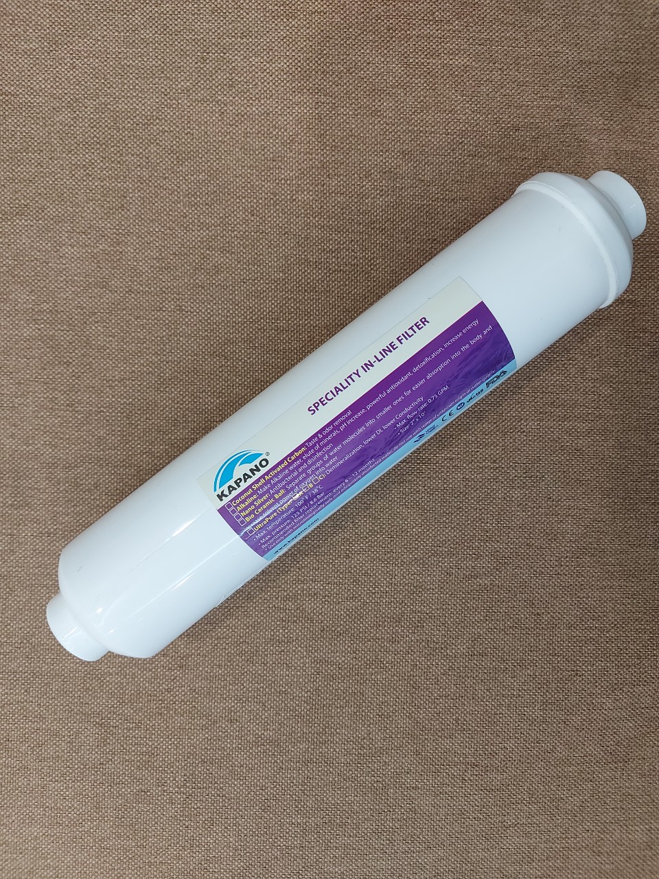 Lõi lọc than hoạt tính gáo dừa in-line Kapano - Hàng chính hãng
