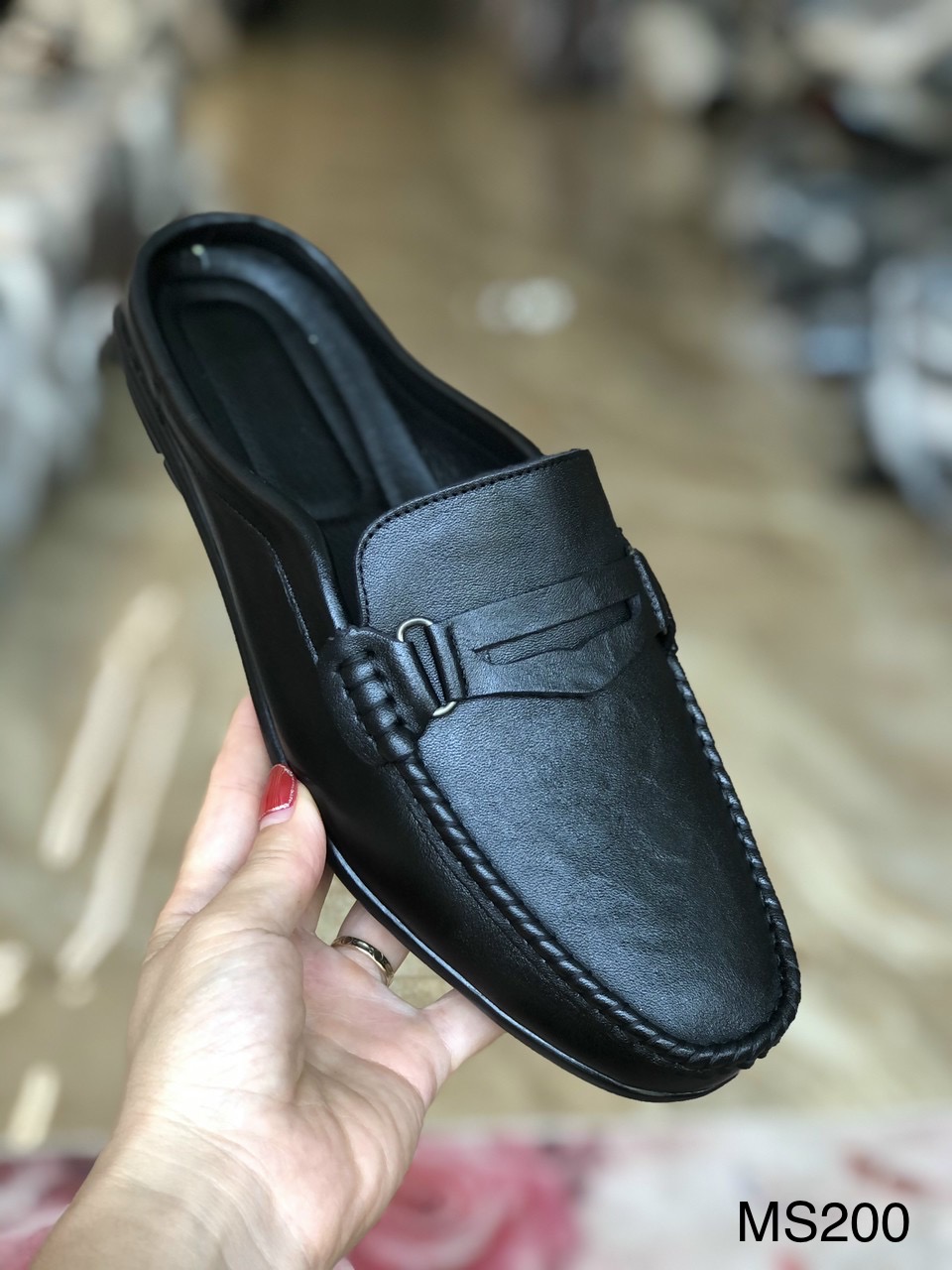 Giầy sục nam da bò cực êm mềm Tomshoes, cam kết da thật 100%