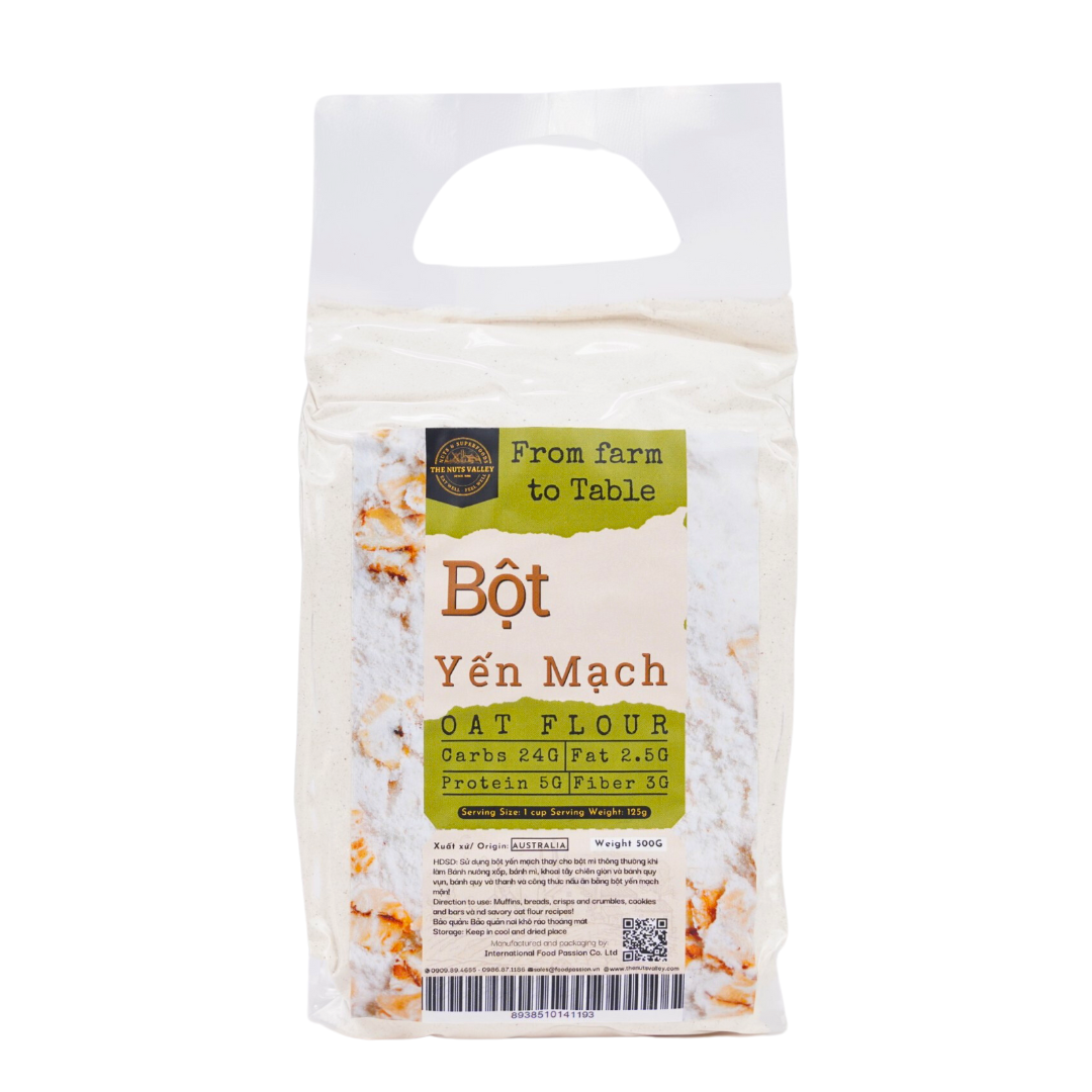 Yến Mạch cán dẹp và bột yến mạch  - Oats The Nuts Valley