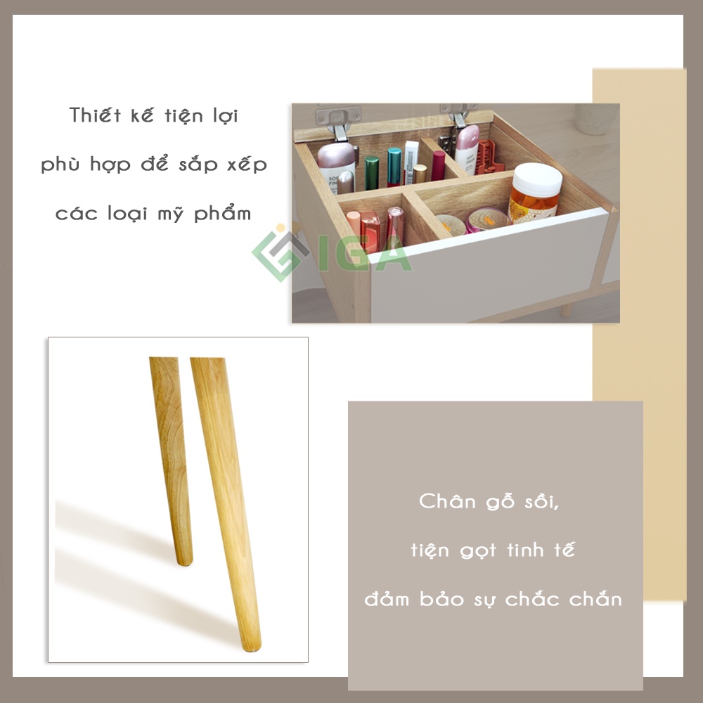 [Giá Ưu Đãi] Bàn Trang Điểm Mini Ngồi Bệt Nhiều Hiện Đại - GV143