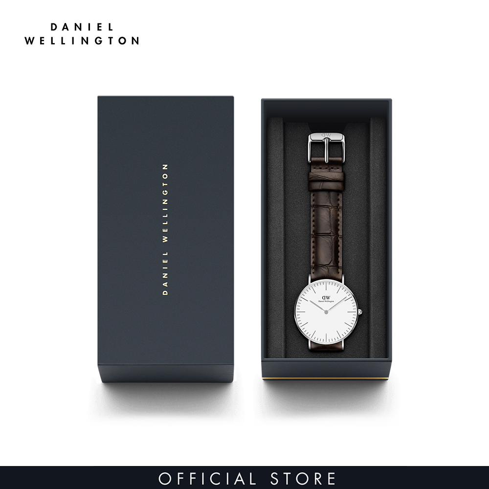 Đồng hồ Nam, Nữ Daniel Wellington dây da - Classic York 36mm DW00100055