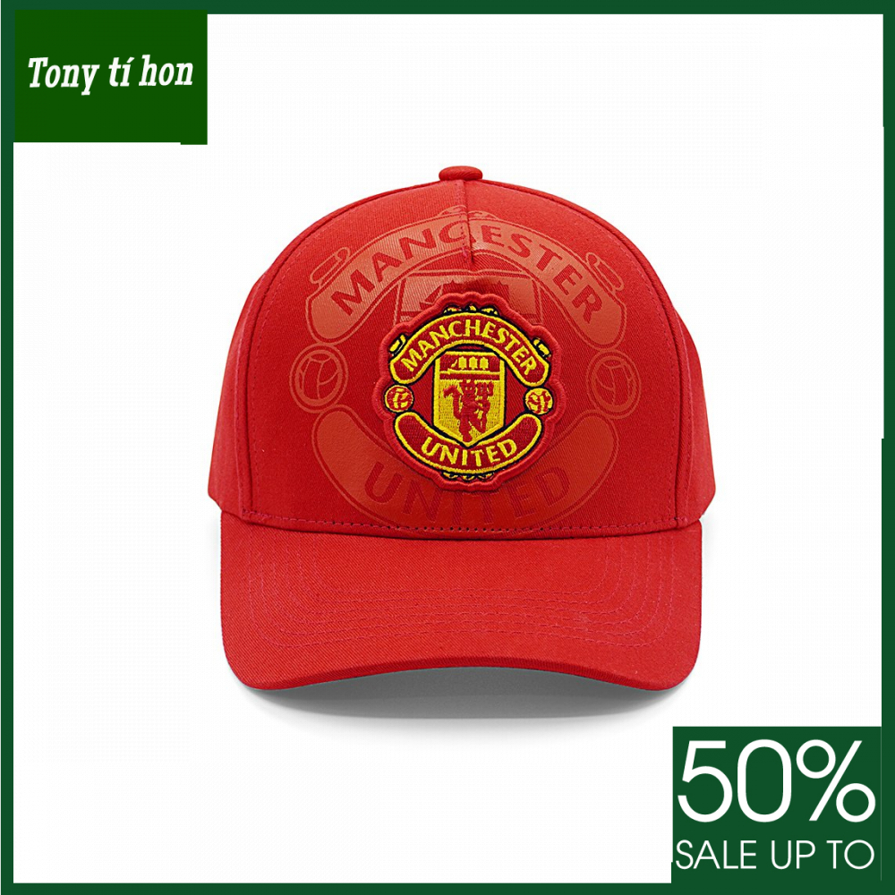 Tony tí hon - Mũ/nón kết lưỡi trai thể thao Clb  MU Manchester United thời trang nam nữ cao cấp - màu đỏ