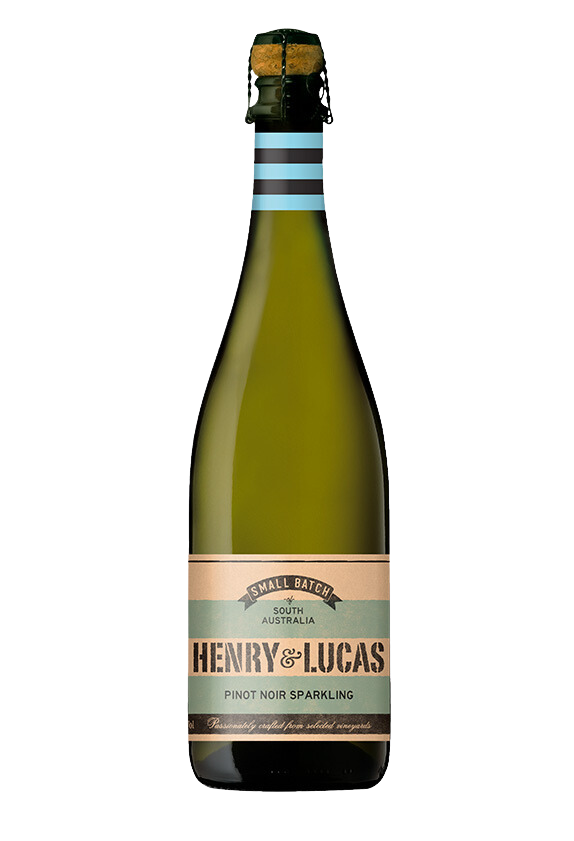 Rượu Vang Sủi Dominic HENRY &amp; LUCAS Pinot Noir Sparkling 750ml 13% Acl