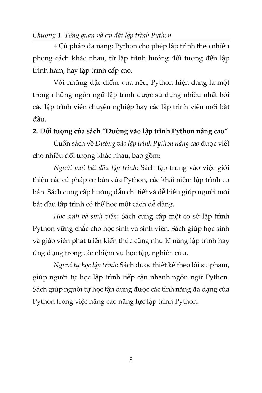 Đường Vào Lập Trình Python Nâng Cao