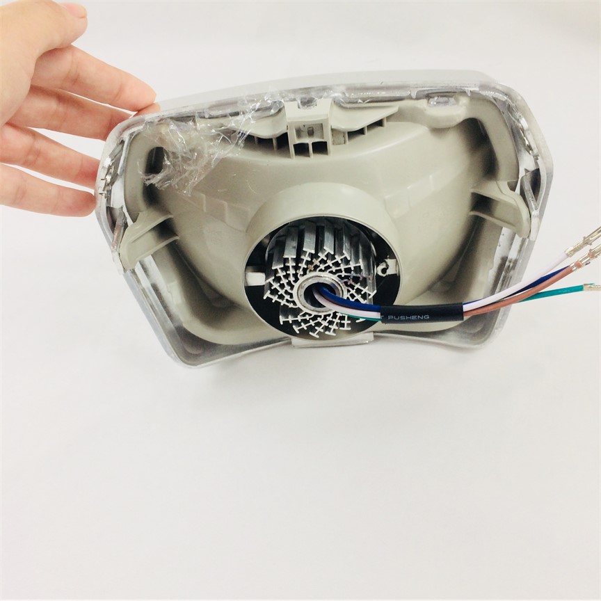 Bộ mặt nạ đèn pha led 6 bóng kiểu tròn cho xe Dr3am đầu lồi