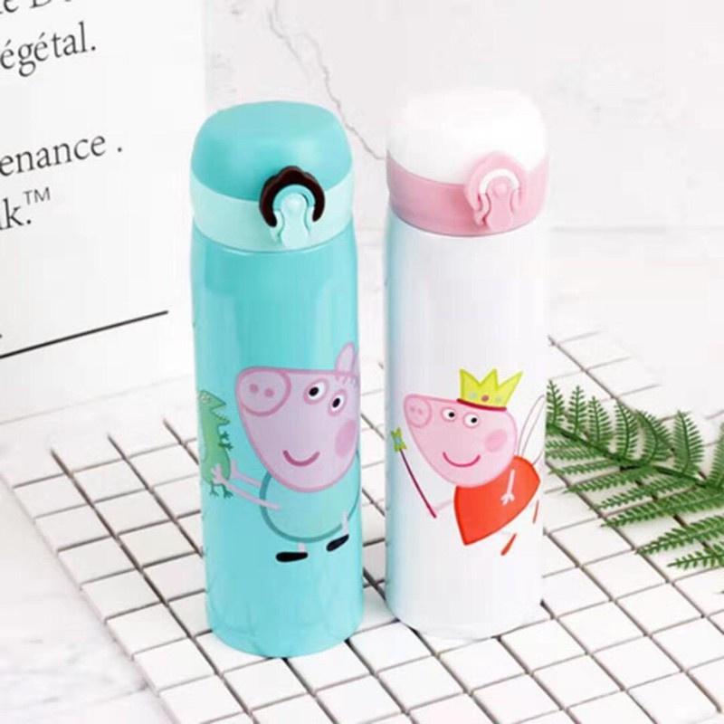 Bình giữ nhiệt hoạt hình cao cấp phong cách Hàn Quốc 500ml