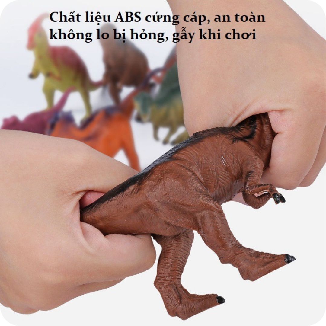 Bộ đồ chơi mô hình công viên khủng long nhiều loại lớn cho trẻ em tặng kèm hộp