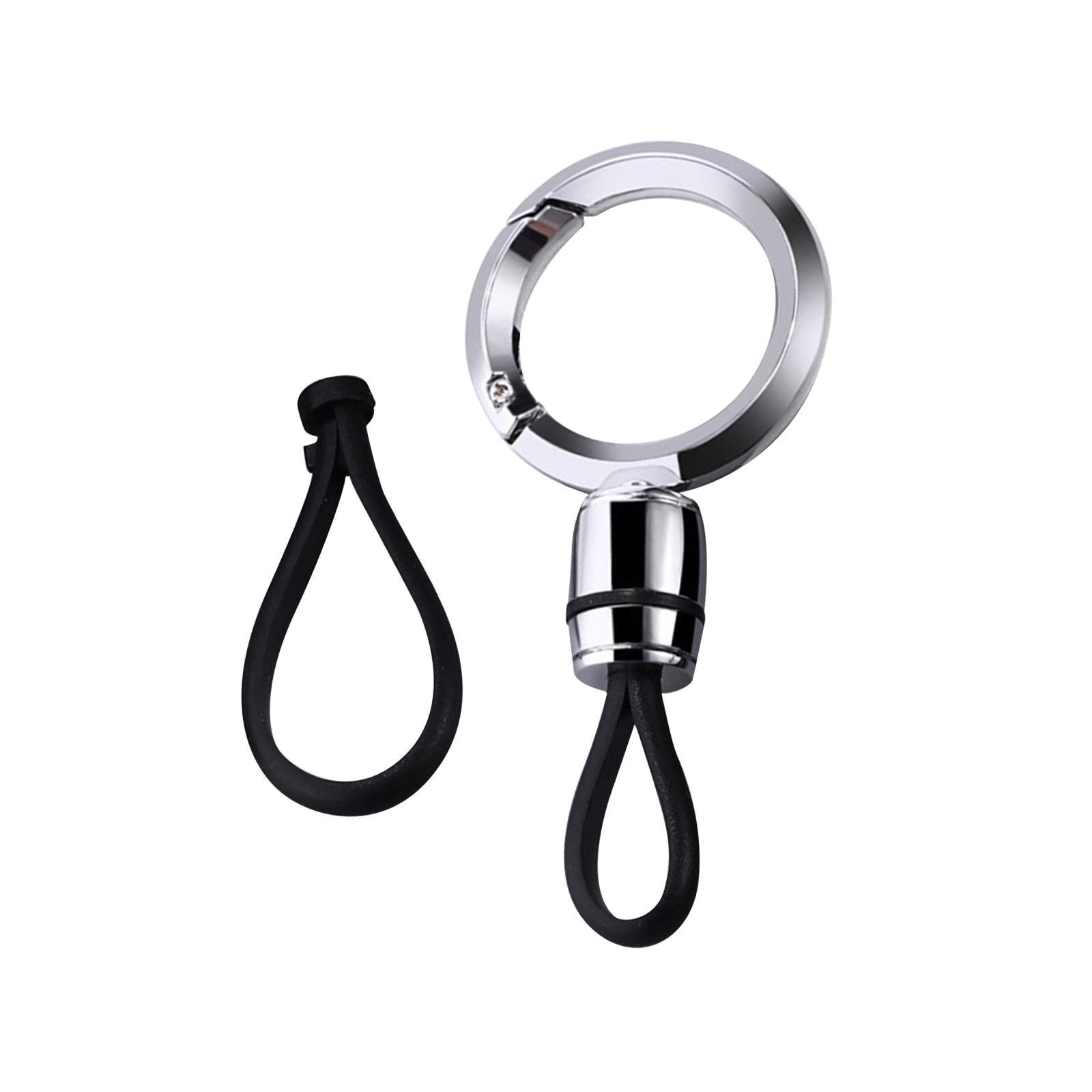 Car Fob Keychain Motorcycle Keychain Anti Lost Universal Key Fob Holder Business Keychain Metal Keyring for Men and Women Keys Backpack