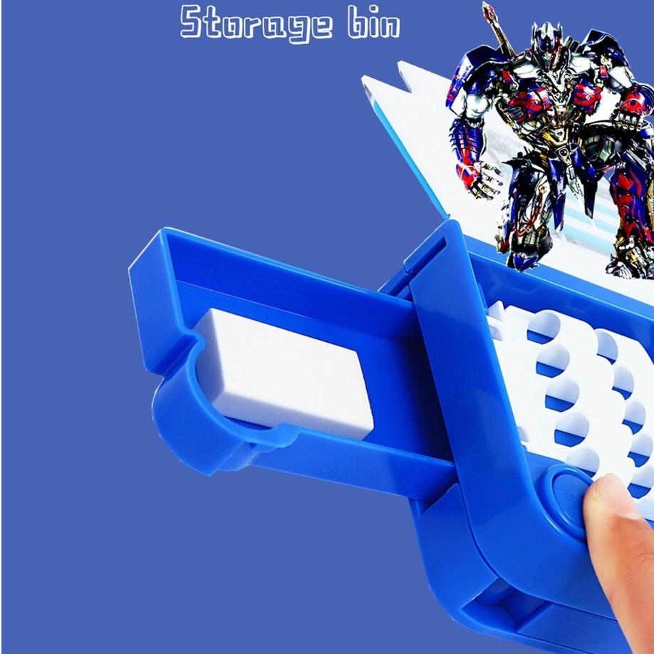 Hộp Bút Cute Đa Năng Nhiều Ngăn Transformers Biến Hình BU04