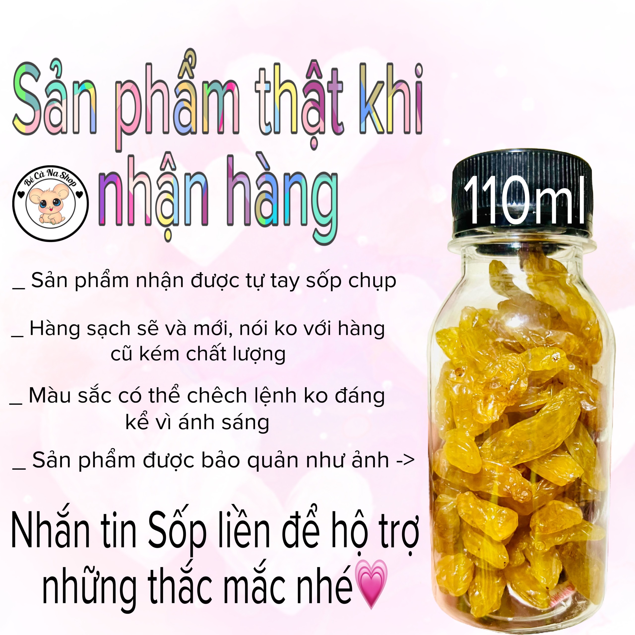 Nho vàng khô, trái cây tự nhiên , thức ăn cho hamster thỏ bọ sóc..