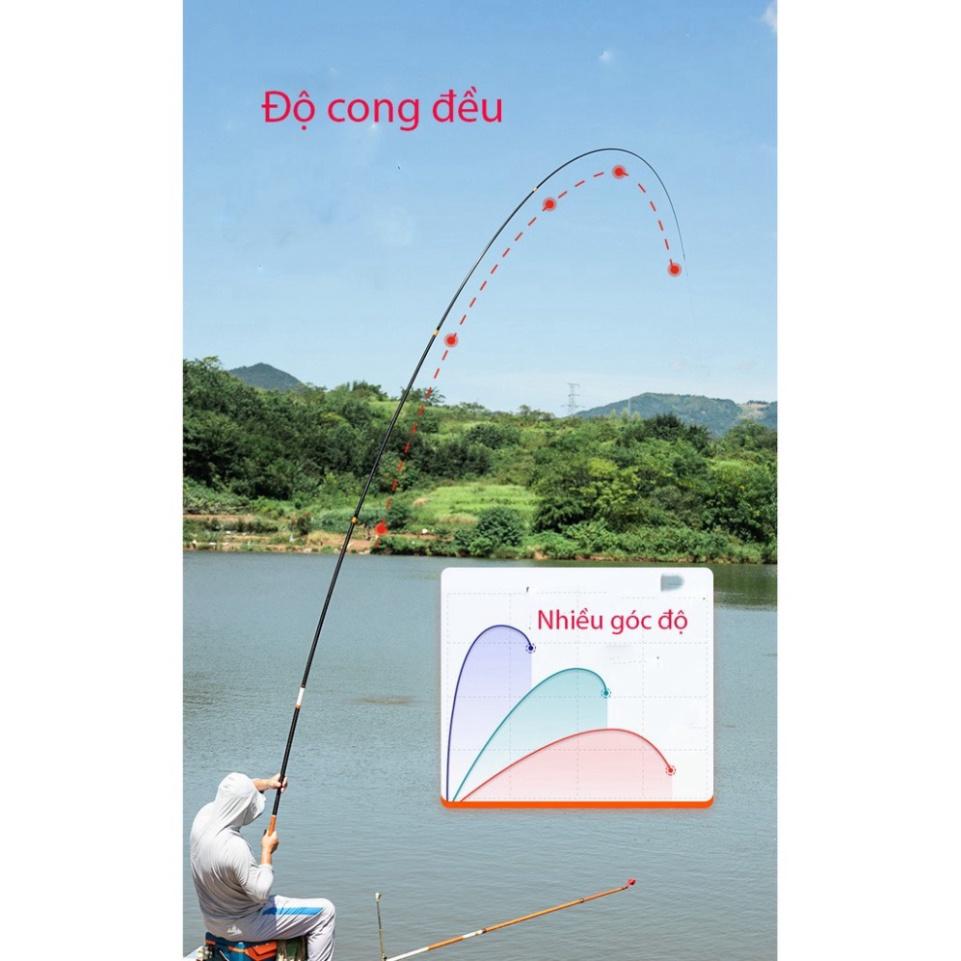 Sale to hot - Cần Câu Carbon Siêu Nhẹ Siêu Cứng MC Phục Ma Liên Kích 6H- Bản Mới 2021 Chuyên