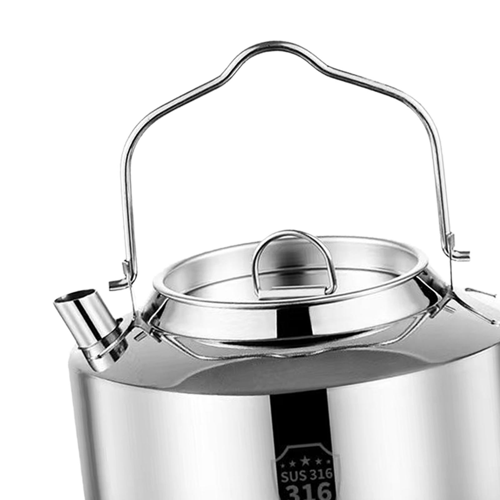 Camping Water Kettle Coffee Pot Mountaineering Camp Hiking Travel Tea Kettle