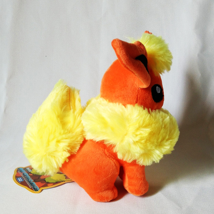 Gấu bông pokemon Eevee (eevui) Flareon hệ lửa (20cm---&gt;30cm) nguyên tem nguyên tag xịn mịn đẹp hàng cao cấp, an toàn cho trẻ nhỏ