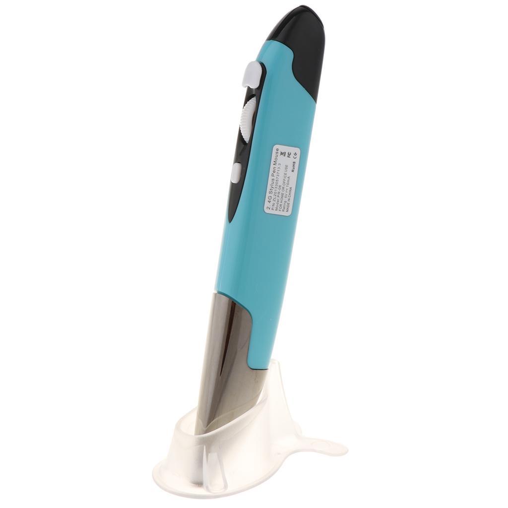 USB Wireless Optical  Smart Mouse for Laptop Computer Red