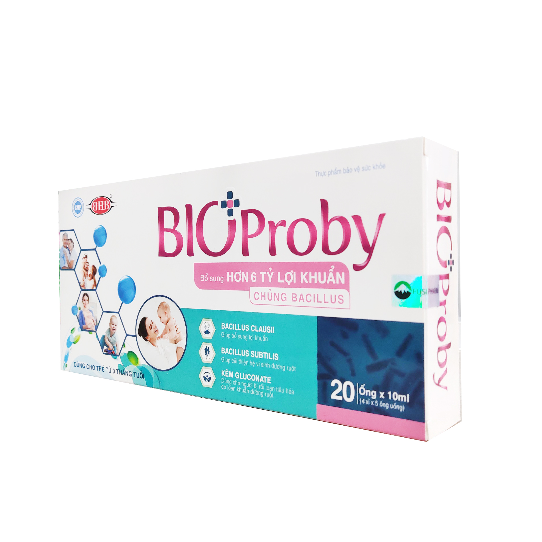 (Hộp 20 ống) Men vi sinh BIOProby - Bổ sung lợi khuẩn, giúp hệ tiêu hóa khỏe mạnh
