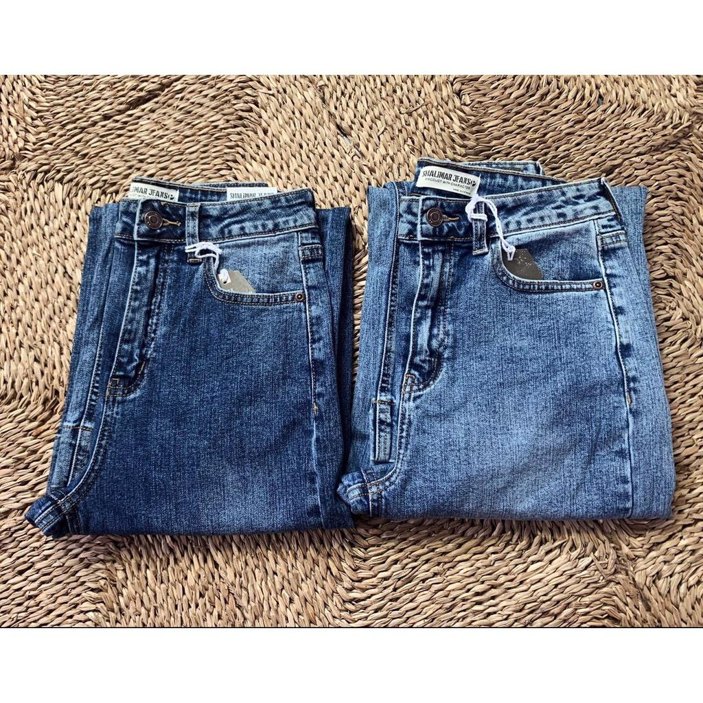 Quần Jeans nữ ống rộng