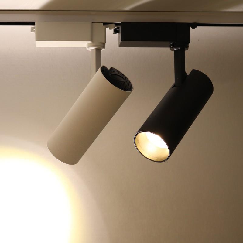 Đèn rọi ray 20w ánh sáng trắng, vàng