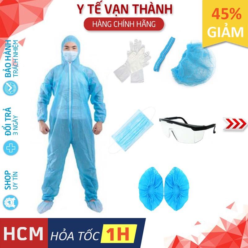 Đồ Bảo Hộ Y Tế, Bộ Đồ Phòng Dịch Đi Máy Bay Có Kiểm Định -VT0702