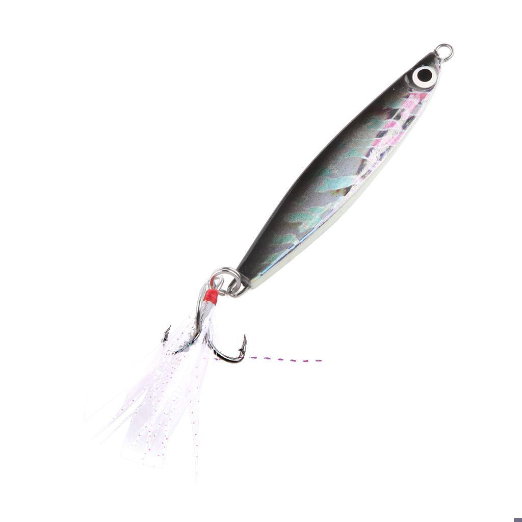 30g VIB Lure Bait Fishing Lure Swimbaits Metal Artificial Lures with Hooks