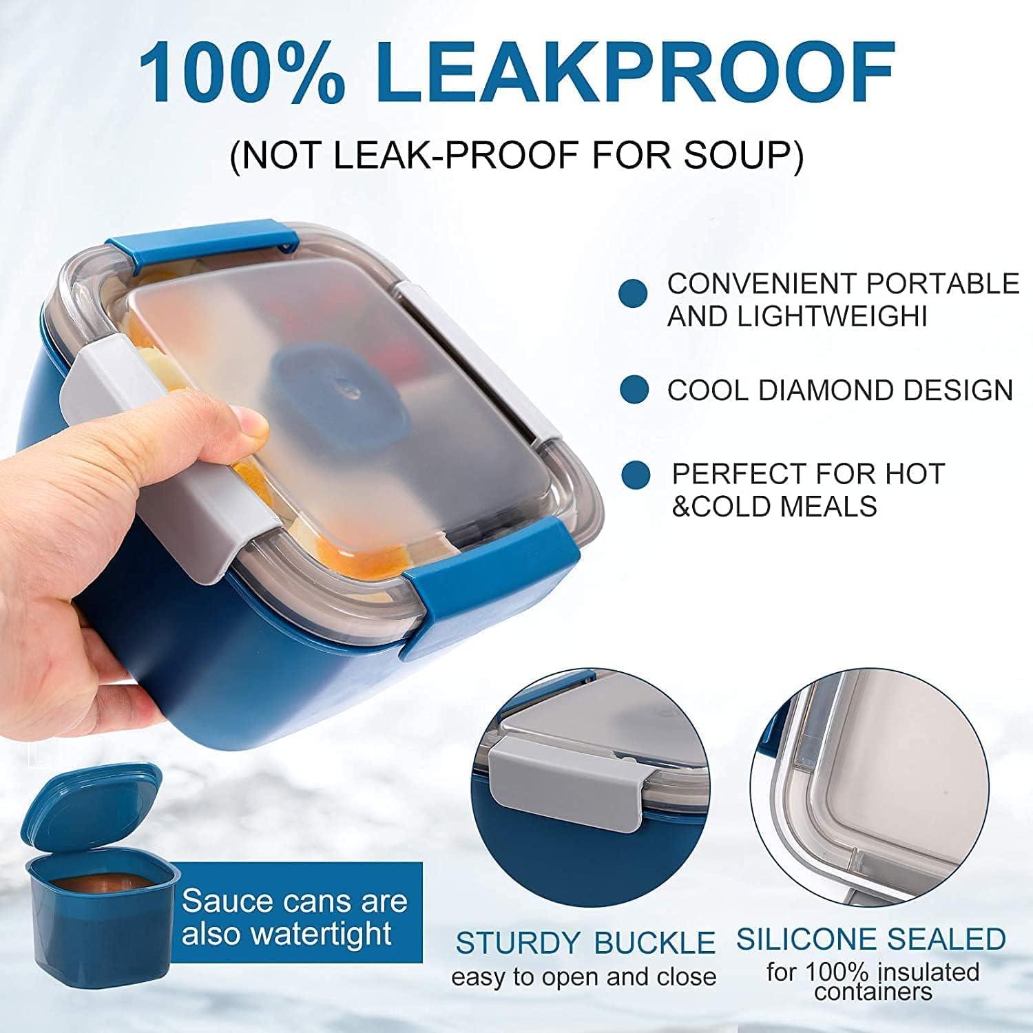Hộp ăn trưa bento bento hộp salad container với hộp đựng đồ 3 hộp salad hộp salad to-go