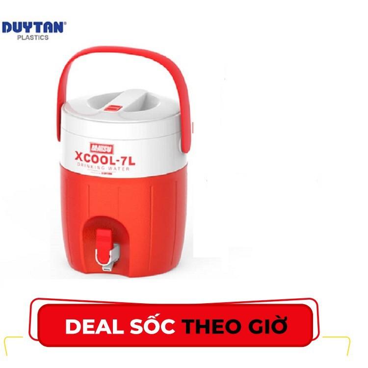 Bình Đá Giữ Nhiệt Xcool 7 Lít nhựa Duy Tân 23.5 x 22 x 29 cm -BÌNH ĐÁ GIỮ NHIỆT giữ lạnh lên đến 36 giờ - chống rơi vỡ