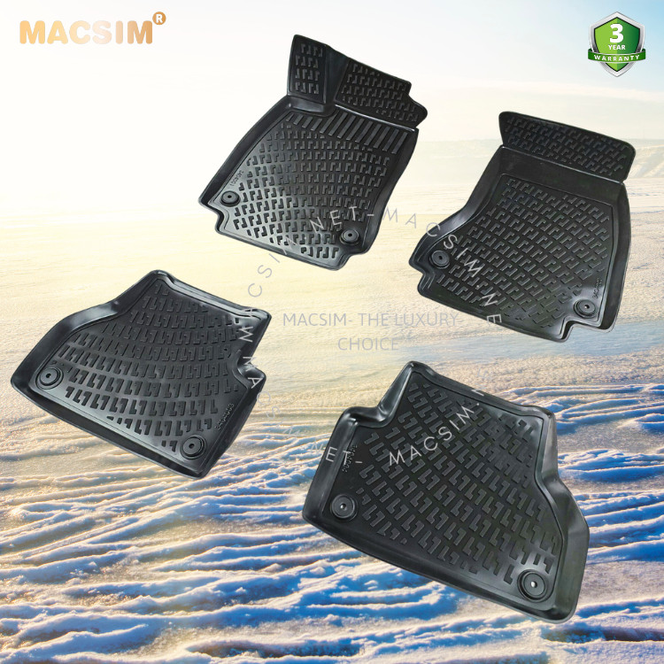 Thảm lót sàn ô tô nhựa TPU Silicon Audi A5 First generation 2007- 2016 Nhãn hiệu Macsim