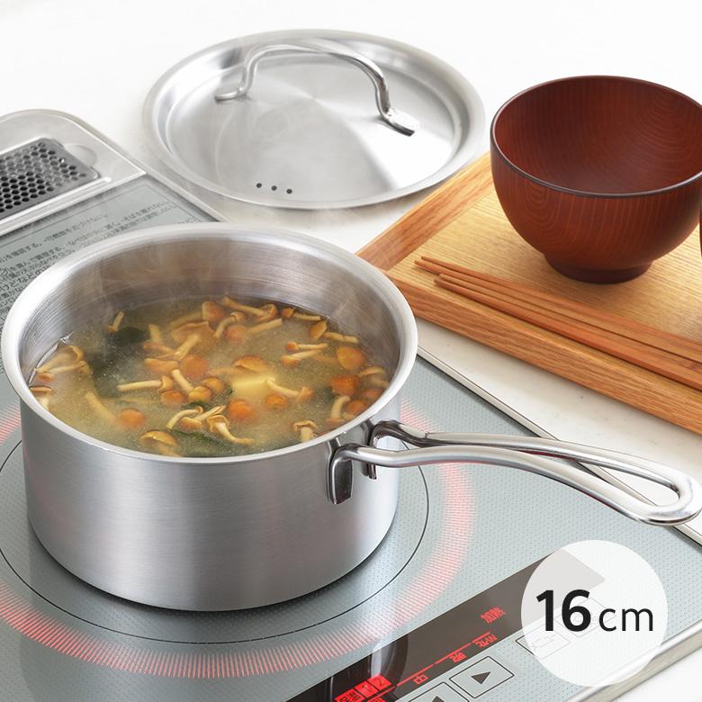 Nồi inox dùng cho bếp từ Yoshikawa Cook Chef - Hàng Nội Địa Nhật Bản