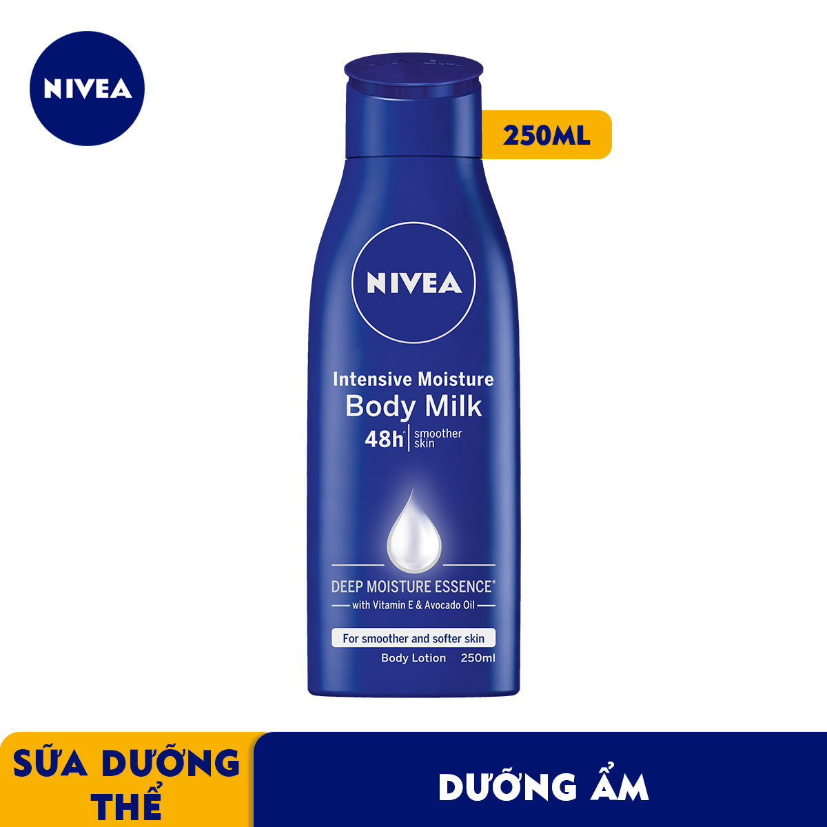 Sữa Dưỡng Thể NIVEA Dưỡng Ẩm Chuyên Sâu 250ml - 80201