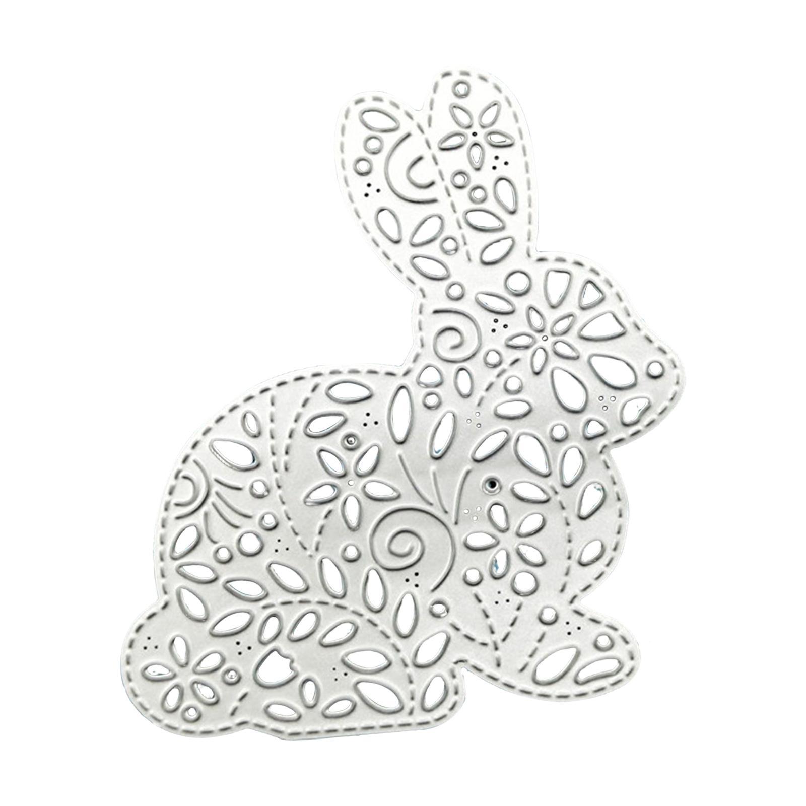 Easter Bunny Cutting Dies Metal Template for Card Making for Photo Album