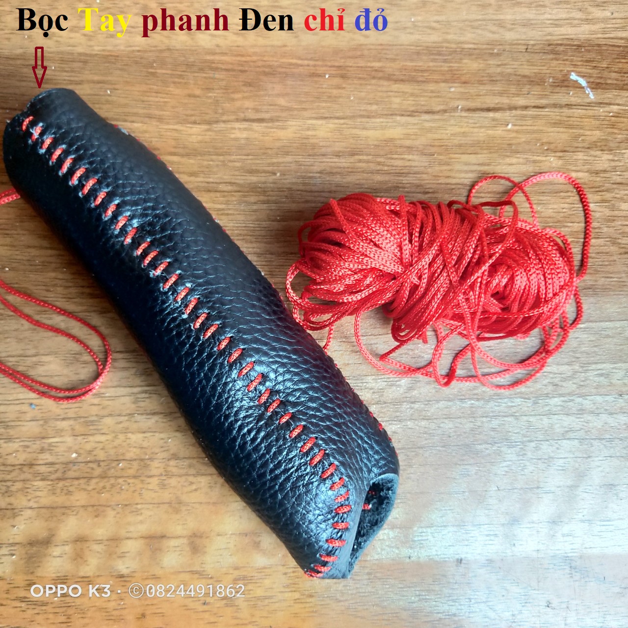 Bọc cần số và tay phanh Ô tô da thật xe Xpander bản at