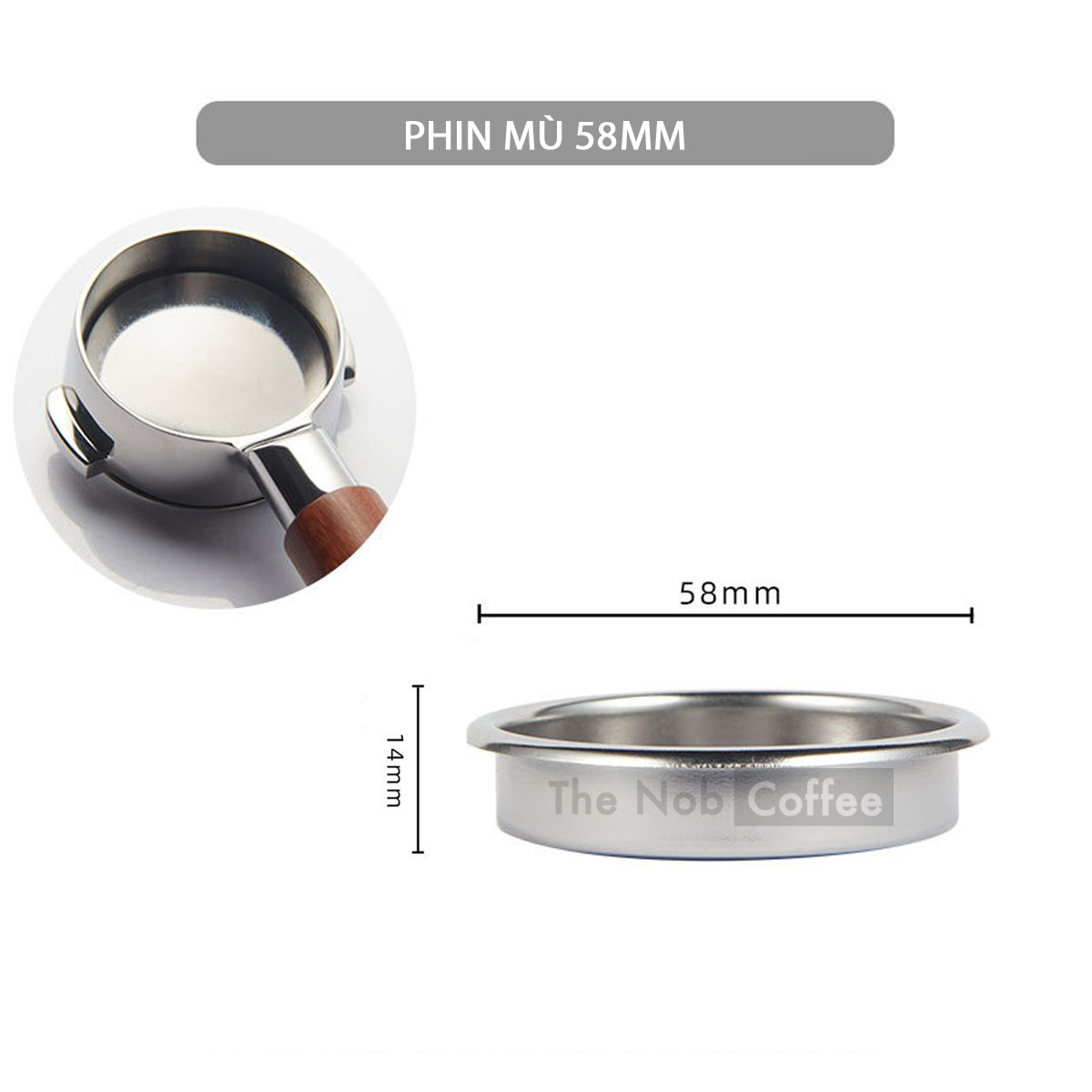 Giỏ lọc cà phê espresso 58mm