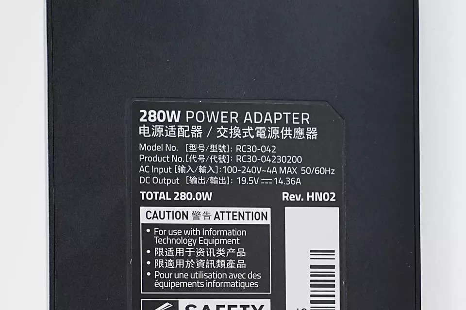Sạc 330W 280W GaN Power Adapter Charger Fit for Razer Blade 18 16 17 (RTX 4090 40...RAZER Blade 18/i9-14900HX) - hàng nhập khẩu