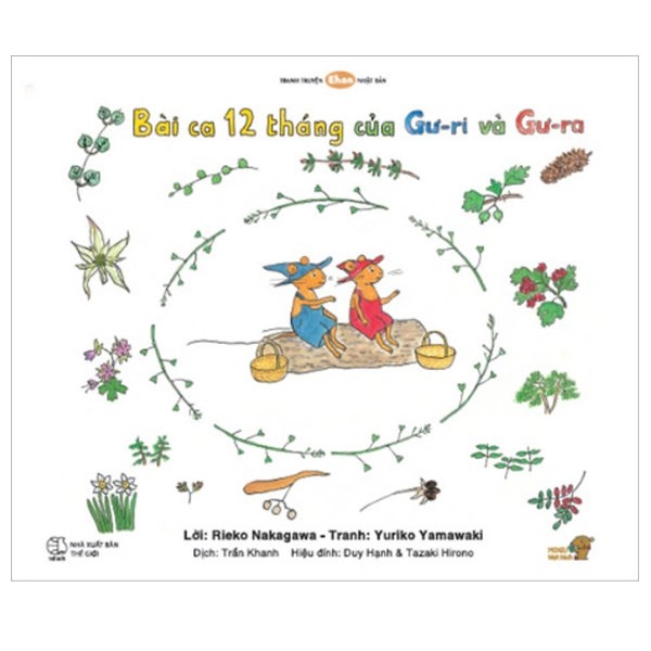 Tranh Truyện Ehon Nhật Bản - Bài Ca 12 Tháng Của Gư-ri Và Gư-ra