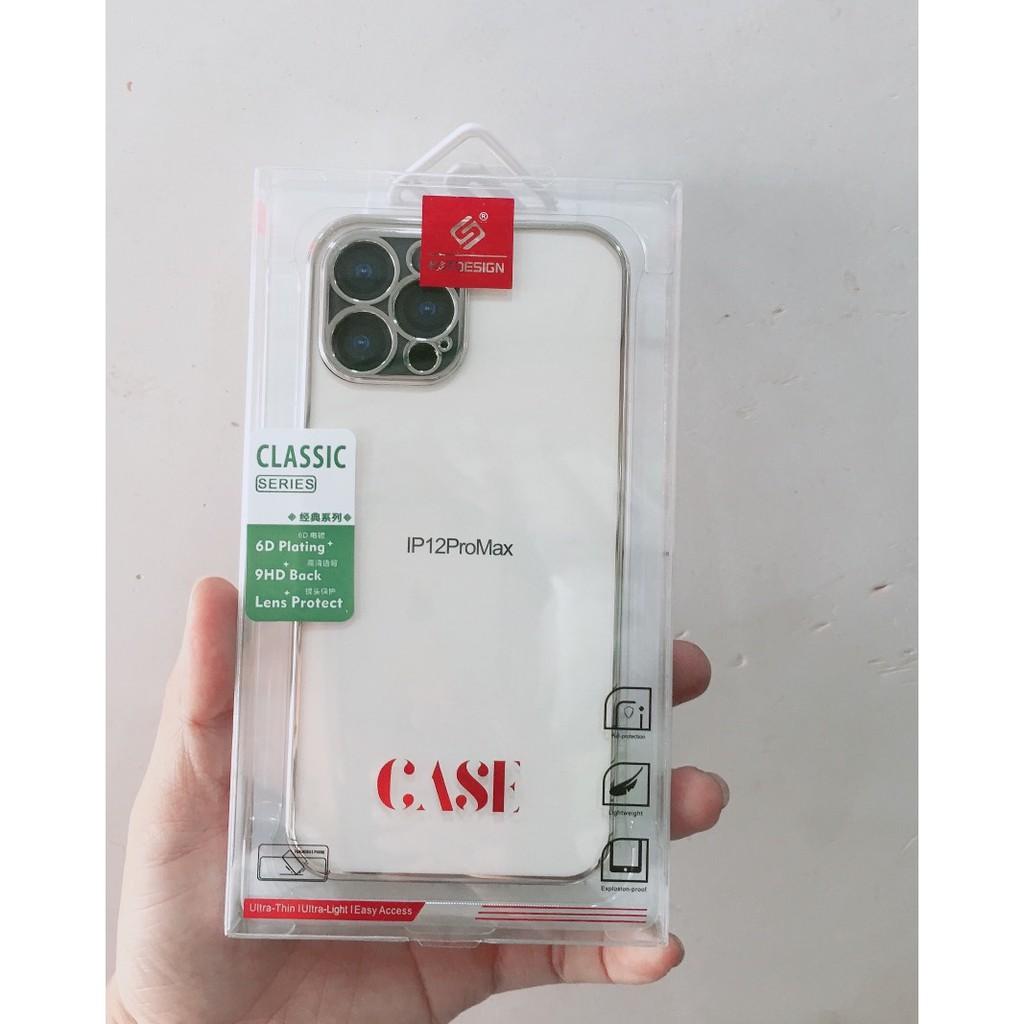 Ốp viền màu lưng trong bảo vệ camera chính hãng KST Design dành cho iPhone 12 Pro Max