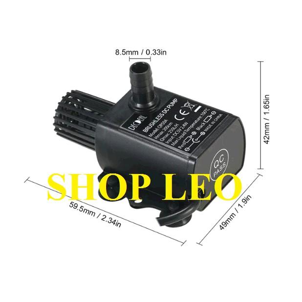 BƠM MINI USB 5V-2,4W  - BƠM CHÌM MINI