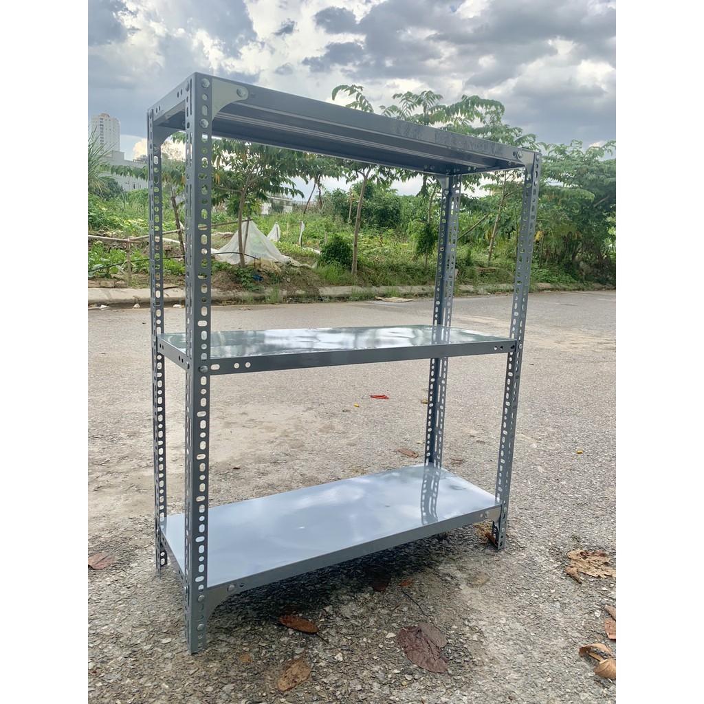 Kệ sắt v lỗ đa năng 3 tầng dài 1,2m x rộng 0,4m x cao 1m