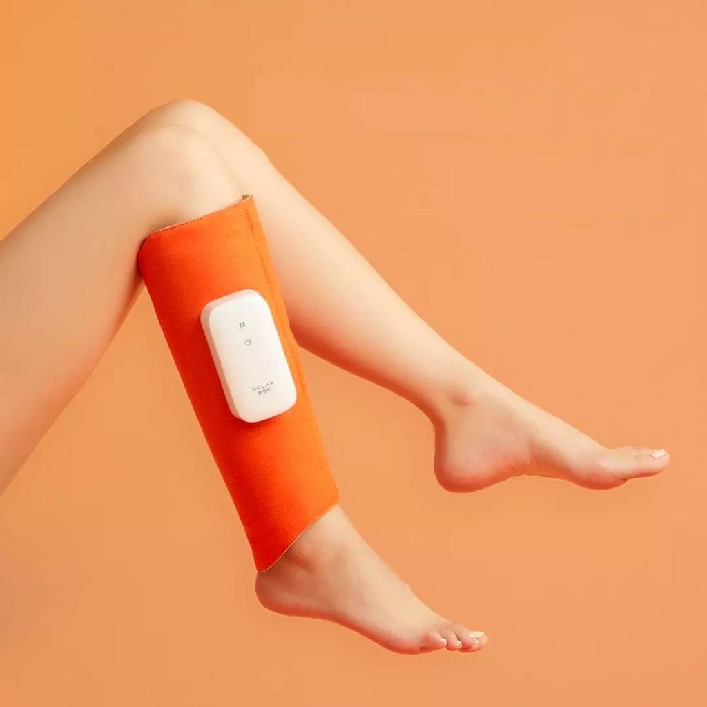 Máy massagge vùng bắp chân giãn cơ, chườm nhiệt và áp lực túi khí cho người chơi thể thao KULAX