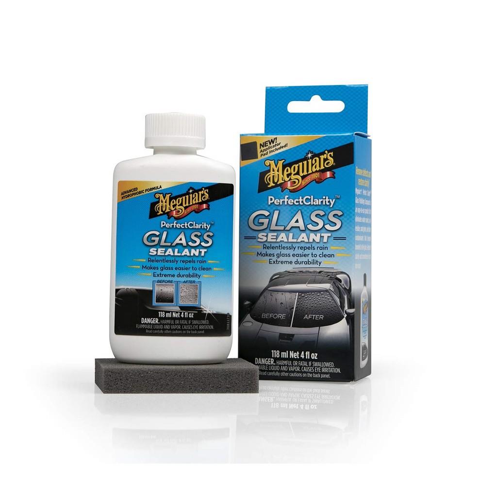 Meguiar's Lớp phủ bảo vệ kính xe tạo hiệu ứng lá sen - Perfect Clarity Glass Sealant - G8504,118 ml /4 oz