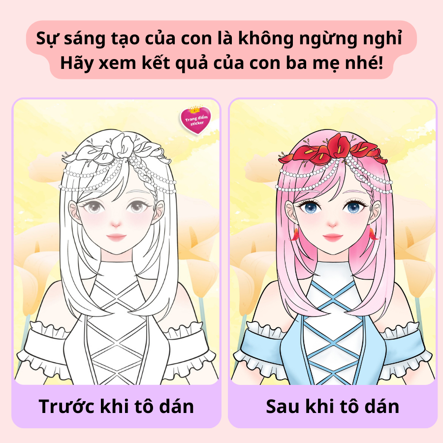 Combo Sách Trang Điểm Công Chúa _MEGA
