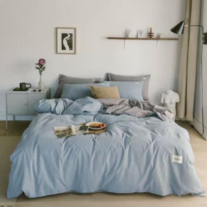 Bộ Chăn Ga Cotton Đũi - Bọc Đệm - Đủ màu sắc