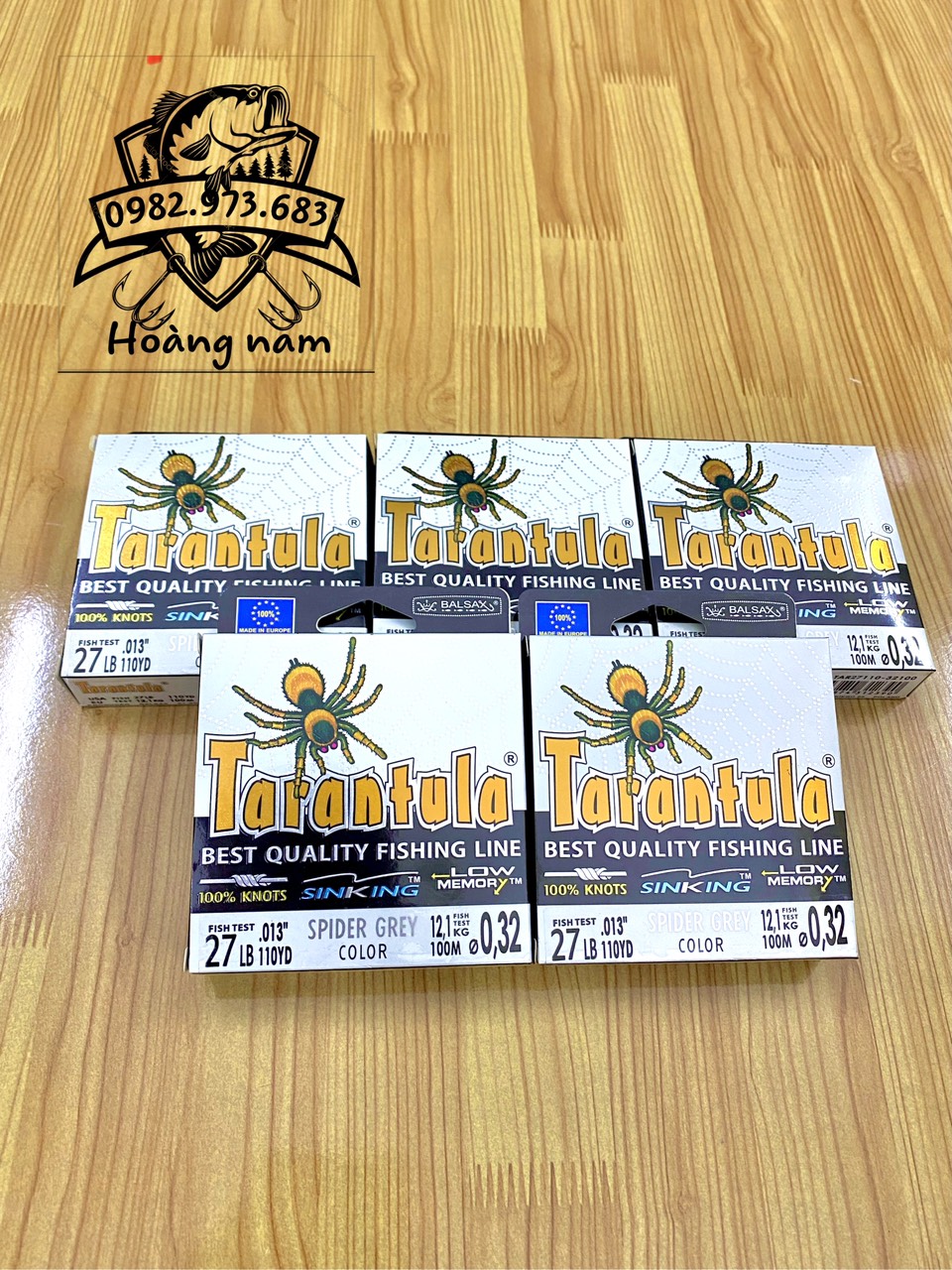 cước nhện tarantula đủ sezi 0,28 đến 0.80