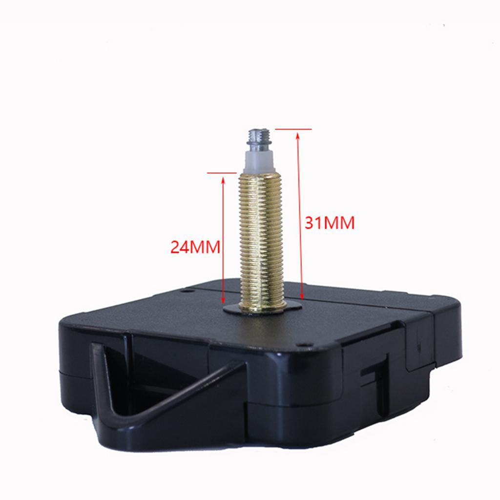 Big Quartz Clock Movement Mechanism Long Hands Repair Tool Parts Silent Kit