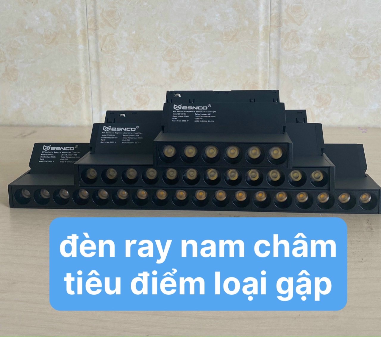 Đèn  LED Thanh Ray Nam Châm Tiêu Điểm loại Gập Đủ Loại công suất 6W 12W 18W