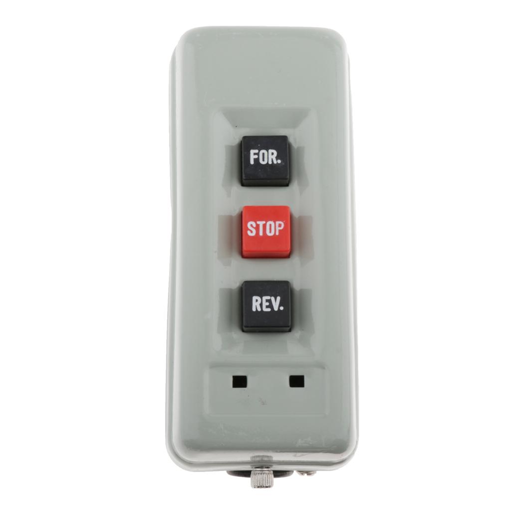 3 Phase 500V 2.2KW Reverse Stop Switch ON/OFF Start Stop Push Button Switch