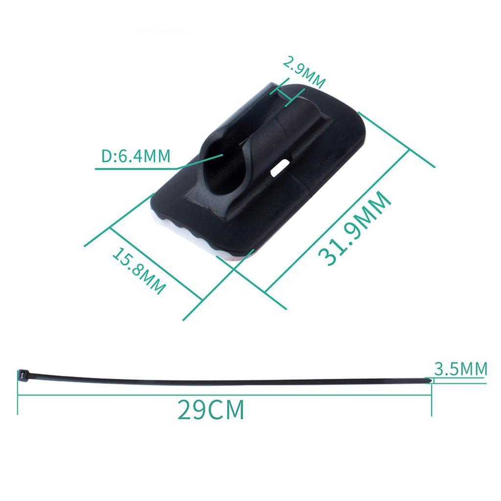 3-4 Packung 4 Pack Mountain Bike  Self-Lock Cable Tie Brake Gear