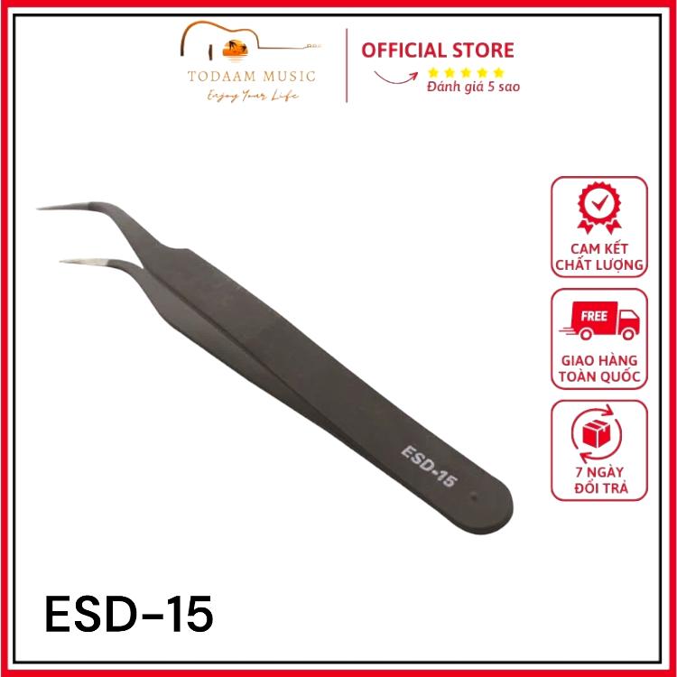 Nhíp đa năng ESD-10 hàng nhập khẩu , nhíp gắp linh kiện điện tử, guitar electric, nhíp gắp lông mi, nhíp gắp đá