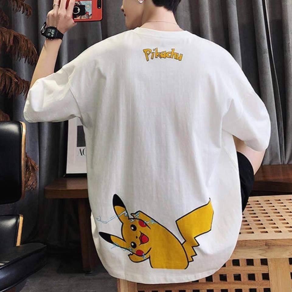 Áo thun Stee PIKACHU Trùm Unisex