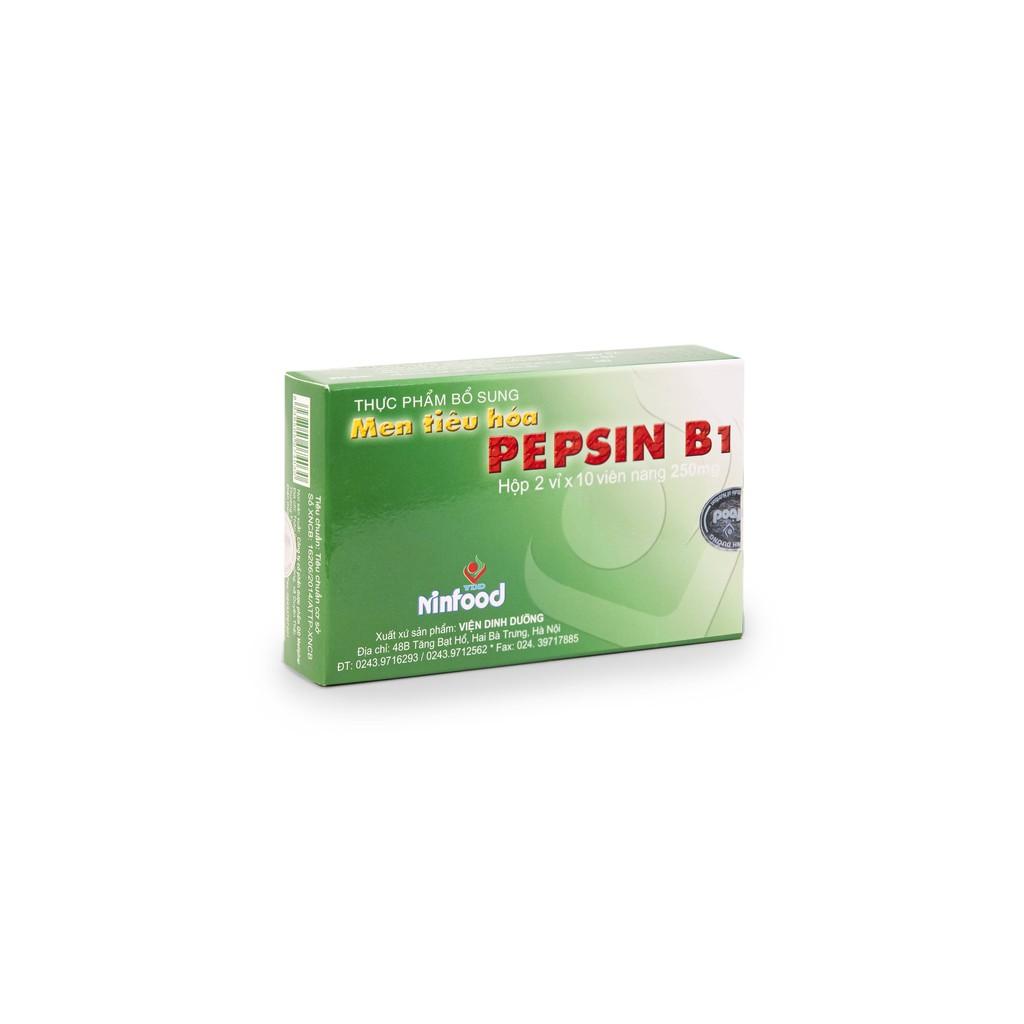 Men tiêu hóa Pepsin B1- Giảm nhanh chướng bụng đầy hơi, thích hợp người bị đại tràng- Viện dinh dưỡng quốc gia- Ninfood